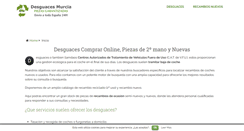 Desktop Screenshot of desguacesmurcia.net